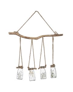 ATMOSPHERA Set visećih vaza 4/1 suvo cvece - 179230