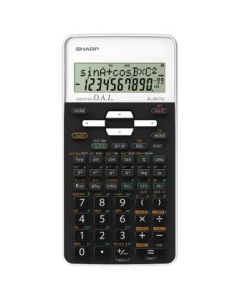 SHARP Kalkulator tehnički 10mesta 273 funkcije EL-531THB-WH crno beli blister - 17938