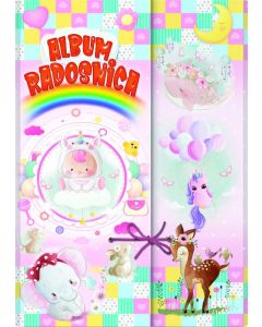Radosnica za devojčiće Beba Roze - Omot sa vezicom + Album + Kesa - 1794