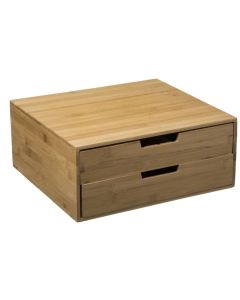 FIVE Organizator za espreso kapsule sa 2 fioke 34X31X14,5cm bambus bež - 179601