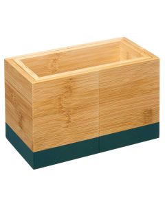 FIVE Kutija za pribor Modern 18x10x12cm bambus petrol - 179697D