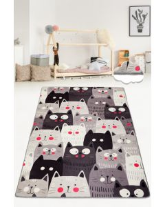 Conceptum Hypnose Tepih Cats Gray Djt ( 80 x 150 ) - 179947