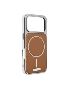 Maska za iPhone 17 Pro 6.3 braon Magsafe Urban Leather