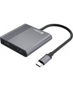 SANDBERG Adapter USB-C Dock 2xHDMI+USB+PD 136-44 (30104) - 180072-1