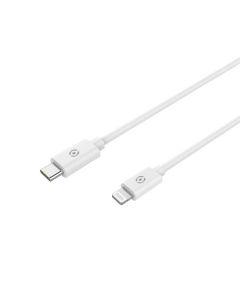 CELLY USB - lightning -TYPE C kabl, bela - USBLIGHTTYPECWH