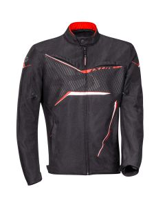 IXON Slash light black red jakna - 18078IXOWRM