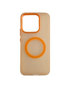 Silikonska futrola Magsafe FLURO COLOR za Honor 600 Pro, narandžasta