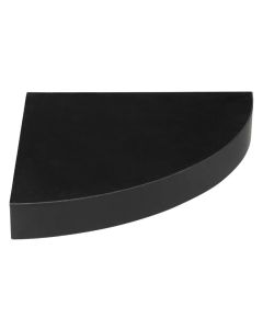 FIVE Ugaona zidna polica Fixy 25x25x3.8cm, crna - 181396A
