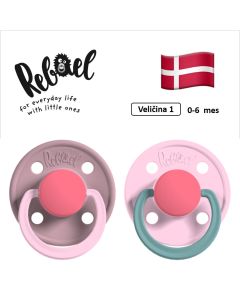 REBAEL varalice za bebe, 0-6 mes, 2 kom, Ljubicasta i Roze, RBL18151135
