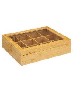 FIVE Organizator za čajeve 23X28X7cm bambus bež - 181826
