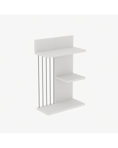 HANAH HOME Zidna polica Kinik, bela