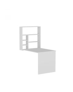 HANAH HOME Sklopivi radni sto Sedir, bela