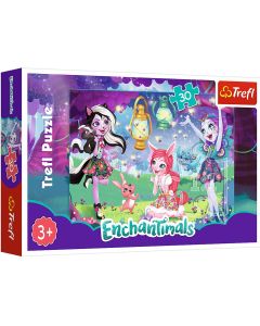 TREFL Puzzle The magical world of Enchantimals 18236 - 30 delova - 103005-T18236