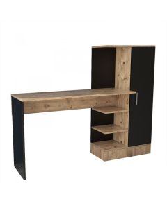 HANAH HOME Radni sto sa policama Ct2-Ab, braon/antracit