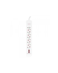 S-LINK Produžni kabl SPG403U 4 utičnice 3XUSB, 1.5m, bela - 182590