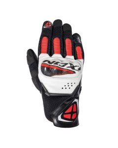IXON Rs4 air black red white rukavice - 18307IXOBRWM