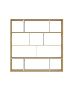 HANAH HOME Polica za knjige Hodbi Oak White - 183212
