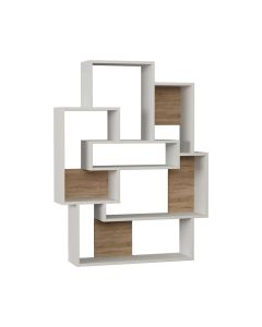 HANAH HOME Polica za knjige Barce White Oak - 183230