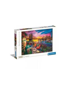 CLEMENTONI Puzzle HQC Manhattan Balcony - 3.000 delova