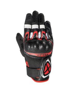 IXON Rs2 black white red rukavice - 18362IXOBWRM