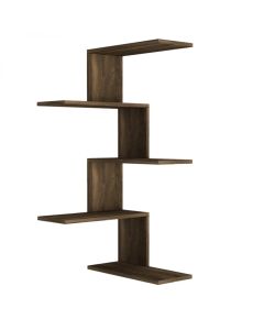 HANAH HOME Zidna polica Caniko Walnut - 184374