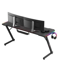 Huzaro Hero 4.8 Crni RGB Gaming sto 160x60cm