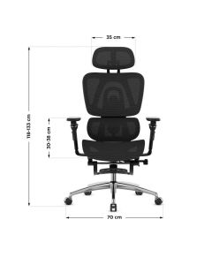 Mark Adler Expert 7.9 Crna ergonomična stolica