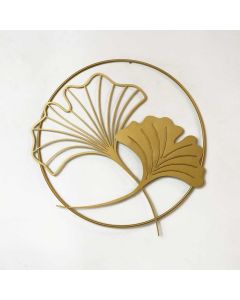WALLXPERT Zidna dekoracija Ginkgo Leaf Metal Wall Art APT620 - 186793-1