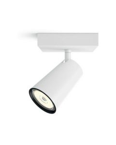 PHILIPS Spot lampa Paisley bela sa 1x5,5W GU10 - 18680