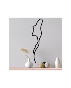WALLXPERT Zidna dekoracija Woman Face Profile - 186826