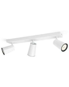PHILIPS Spot lampa Paisley bela sa 3x5,5W GU10 - 18682