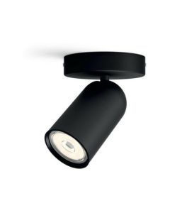 PHILIPS Spot lampa Pongee crna sa 1x5,5W GU10 - 18688