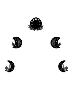 WALLXPERT Zidna dekoracija The Phases Of The Moon - 186971-1-1
