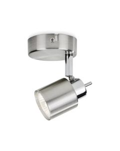 PHILIPS Spot lampa Meranti mat hrom 1x35W GU10 - 18753