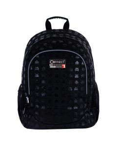 Connect Školski ranac anatomski 3zipa Black Gamer - 18835