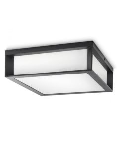 PHILIPS Plafonjera Skies 2xmax42W E27 230V IP44 antracit - 18838