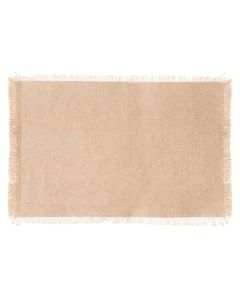 SECRET DE GOURMET Stoni podmetač Maha 45x30cm pamuk bež - 188807A