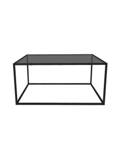 HANAH HOME Sto za dnevnu sobu Lizbon Smoked Glass - 189201