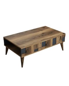 HANAH HOME Sto za dnevnu sobu Madrid Anthracite - 189276