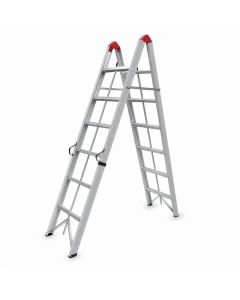 SuperStep Duple Sklopive Štapne Alu Merdevine 2x6 218cm
