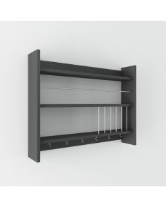 HANAH HOME Kuhinjska polica Kolin Anthracite - 189402
