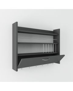 HANAH HOME Kuhinjska polica Knott Anthracite - 189415-1