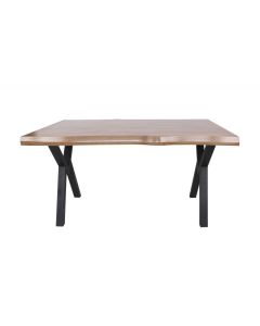 HANAH HOME Trpezarijski sto Efor - 1412, crna/braon