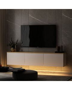 HANAH HOME TV polica Neon, bela v2 - 190089