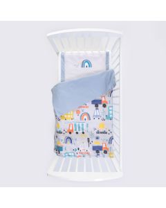 STEFAN Set posteljine za bebe 80x120cm Big city - 1902-bigcity