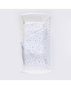 STEFAN Set posteljine za bebe 80x120cm Grančica - 1902-grancica