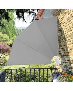 Bočna sklopiva tenda za balkon 140cm Siva