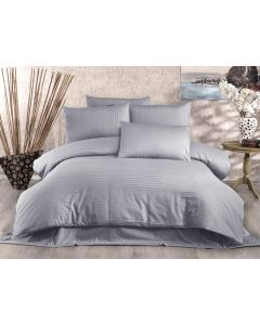 L`ESSENTIEL MAISON Satenska posteljina 140x200 cm Lilyum Grey - 191321