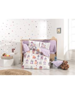 L`ESSENTIEL MAISON  Posteljina za bebe Poplin Felix Purple - 191351-1