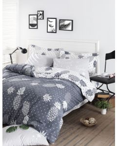 L`ESSENTIEL MAISON Ranforce posteljina 240x220 cm Night Petrol - 191386-1